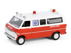 Greenlight Diecast 1970 Ford Club Wagon Ambulance