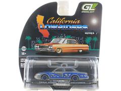 GREENLIGHT #63080-F-SP - 1992 Ford Crown Victoria Lowrider in Raw Body Silver with Lightbar