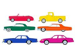 GREENLIGHT #63090-CASE - California Lowriders Series 8 - 6-Piece Assortment in a Non-Returnable Factory-Sealed Case