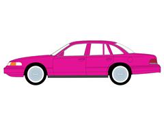 GREENLIGHT #63090-F - 1996 Ford Crown Victoria in Bubblegum Pink