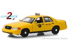 86561 - Greenlight Diecast 2008 Ford Crown Victoria Taxi John Wick