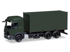 013383 - Herpa Model German Army Mercedes Benz Actros L Container