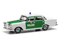 097208 - Herpa Model Polizei Hamburg Mercedes Benz 200 Tail Fin