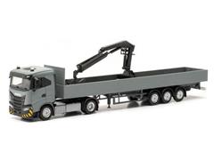 316415 - Herpa Model Iveco S Way ND Flatbed Semitrailer