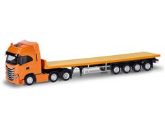 318259 - Herpa Model Iveco S Way Flatbed Semi