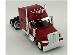 HO LOGISTICS #HL-589085 - Peterbilt 589 with Stand Up Sleeper in Red