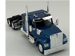 HO LOGISTICS #HL-990063 - Kenworth W990 Flat Top Sleeper Cab in Blue Metallic