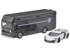 HOT WHEELS #FLF56-JBM39 - Team Lykan - Lykan Hypersport with Euro Hauler