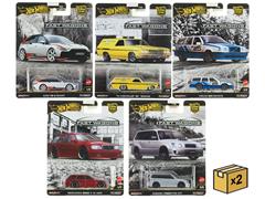 HOT WHEELS #FPY86-961J-CASE - Car Culture Premium - Fast Wagons Assortment - 10-Piece Set in a Non-Returnable Factory-Sealed Case