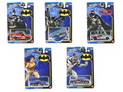 HOT WHEELS #HDG89-956P-SET - Silver Series Batman Assortment - 5-Piece SET