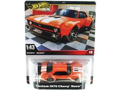 HOT WHEELS #HMD41-HWG43 - 1970 Chevrolet Nova in Orange and White