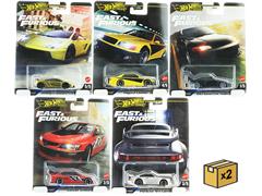 HOT WHEELS #HNW46-956M-CASE - Hot Wheels Fast and Furious Premium Assortment - 10-Piece Set in a Non-Returnable Factory-Sealed Case