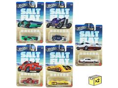 HOT WHEELS #HRT81-956F-CASE - Vintage Salt Flat Silver Series - 10-Piece Set in a Non-Returnable Factory-Sealed Case