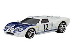 HOT WHEELS #HRT81-JBY87 - #12 Ford GT40 in White - National Icons - Vintage Series