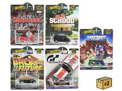 HOT WHEELS #HXD63-956J-CASE - Hot Wheels Pop Culture Premium - 10-Piece Set in a Non-Returnable Factory-Sealed Case