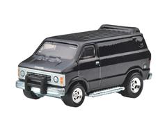 HOT WHEELS #HXD63-HVJ38 - 1979 Dodge Ram Van in Black - Old School