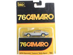IXO AMERICA #IA64011-SP - 1976 Chevrolet Camaro Rally Sport in Raw Body Gray and Black