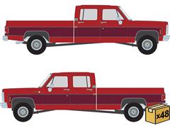 IXO AMERICA #IA64013-MSTR - 1979 Chevrolet Scottsdale K20 in Carmine Red and Dark Carmine Red Non-Returnable Factory-Sealed Master Case