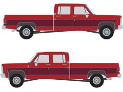 IXO AMERICA #IA64013 - 1979 Chevrolet Scottsdale K20 in Carmine Red and Dark Carmine Red