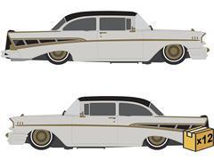 IXO AMERICA #IA64014-CASE - 1957 Chevrolet Bel Air Lowrider In Gray