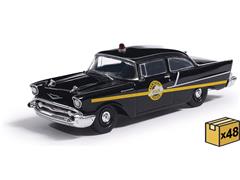 IXO AMERICA #IA64015-MSTR - 1957 Chevrolet One-Fifty Sedan in Onyx Black and India Ivory