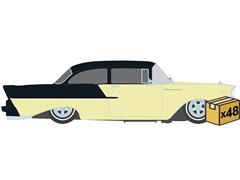 IXO AMERICA #IA64022-MASTER - 1957 Chevrolet One-Fifty Lowered in Colonial Cream and Onyx Black