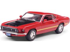 IXO AMERICA #U43RDC003 - 1969 Ford Mustang Mach 1 in Calypso Coral Red