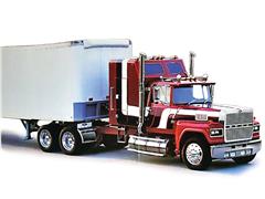 IXO AMERICA #U64TR014 - 1978 Ford LTL-9000 in Red with Black and White Designs