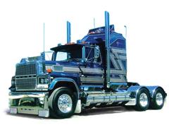 IXO AMERICA #U64TR044 - 1978 Ford LTL-9000 in Blue and Silver