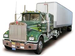 IXO AMERICA #U64TRTR006S - 1974 Kenworth W-925 in Green with White Trailer