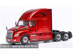 IXO MODELS #64TR013B - 2018 Freightliner Cascadia Sleeper in Metallic Red - Cab Only