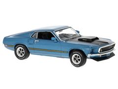IXO MODELS #CLC623N-22 - 1969 Ford Mustang Mach 1 in Metallic Blue