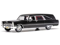 IXO MODELS #CLC629N-22 - 1966 Cadillac de Ville S S Hearse in Black