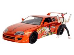 JADA TOYS #35181 - 1995 Toyota Supra with Chainsaw Man Figure