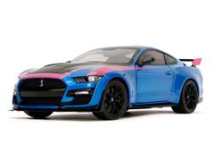 JADA TOYS #35723 - 2020 Ford Shelby GT500 in Blue and Pink - Pink Slips