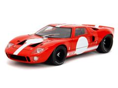 JADA TOYS #36381 - 1968 Ford FT40 MK1 in Red and White - Pink Slips