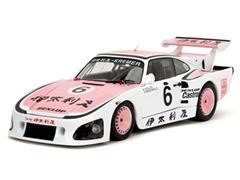 JADA TOYS #36386 - #6 - 1981 Porsche 935 K3 in White and Light Pink - Pink Slips