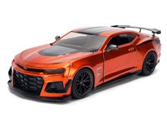 JADA TOYS #36596 - 2024 Chevrolet Camaro ZL1 1LE in Metallic Orange and Black