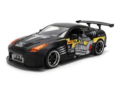 JADA TOYS #36707 - 2009 Nissan Skyline in Black with Mechagodzilla Deco - Godzilla vs Mechagodzilla 1974