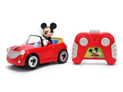 JADA TOYS #36836 - R/C - Mickey Mouse Roadster - Simple Function Remote Control