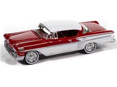 JOHNNY LIGHTNING #JLCT017-1 - 1958 Chevrolet Impala in Rio Red with White Sides