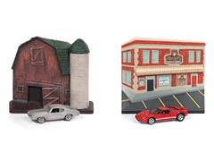 JLDR004-SET - Johnny Lightning Dioramas 2018 Release 3 2 Piece Set