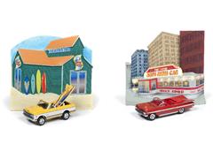 JLDR005-SET - Johnny Lightning Dioramas 2019 Release 1 2 Piece Set