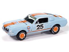 JOHNNY LIGHTNING #JLMC038-3 - 1967 Shelby GT - 500 in Gulf Light Blue with Orange Stripe