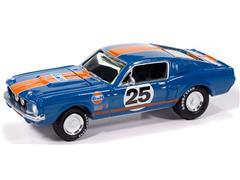 JOHNNY LIGHTNING #JLMC038-4 - 1967 Shelby GT - 00 in Gulf Dark Blue with Orange Stripe