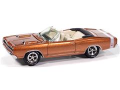 JOHNNY LIGHTNING #JLMC038-5 - 1969 Dodge Coronet Convertible in T5 Copper