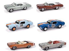 JOHNNY LIGHTNING #JLMC038-CASE - Muscle Cars 2025 Release R2 - 6-Piece Set in a Non-Returnable Factory-Sealed CASE