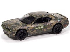JOHNNY LIGHTNING #JLML012-A-1 - 2014 Dodge Challenger in Army Green Camo - 250th Anniversary of the U S Army