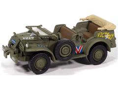 JOHNNY LIGHTNING #JLML012-A-6 - WWII Dodge WC57 Command Car in Army Green - VE Victory Europe Parade Vehicle