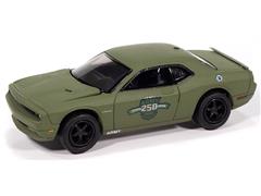 JOHNNY LIGHTNING #JLML012-B-1 - 2014 Dodge Challenger in Army Green - 250th Anniversary of the U S Army